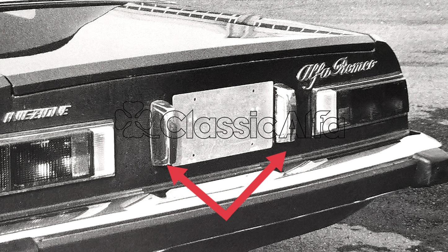 LT138 REAR NUMBER PLATE LIGHT USA - SPIDER