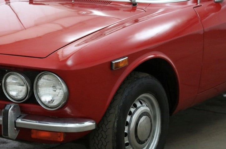 LT145 USA SPEC AMBER SIDE MARKER LIGHT/REFLECTOR WITH CHROME FRAME 1971 ON