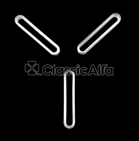 MI021 SET HORN PUSH SURROUNDS - 57mm LONG