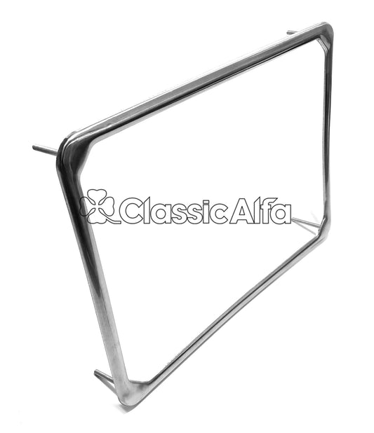 MI039 REAR NUMBER PLATE METAL FRAME WITH HIDDEN STUDS
