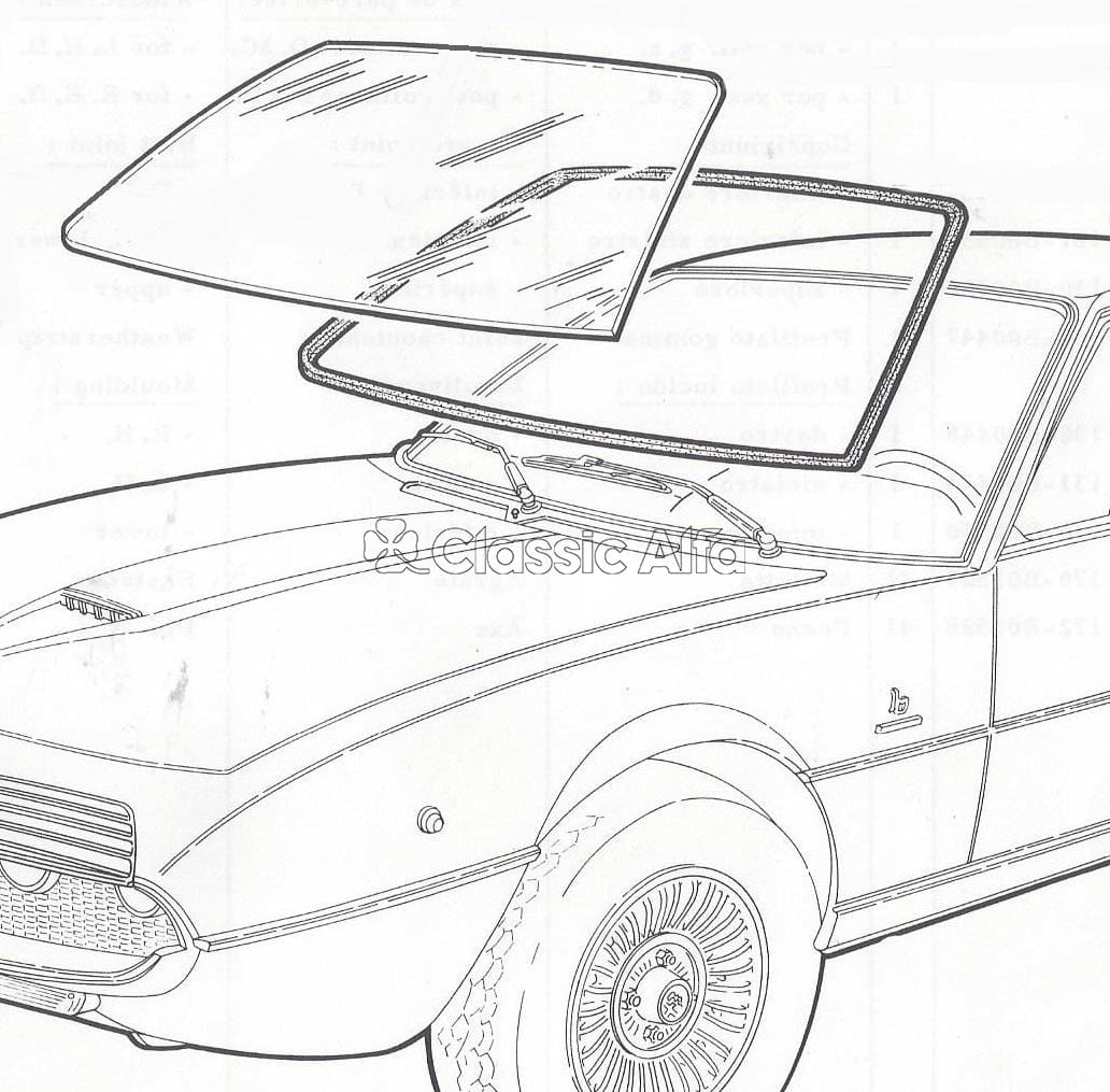 MN036 MONTREAL FRONT WINDSCREEN