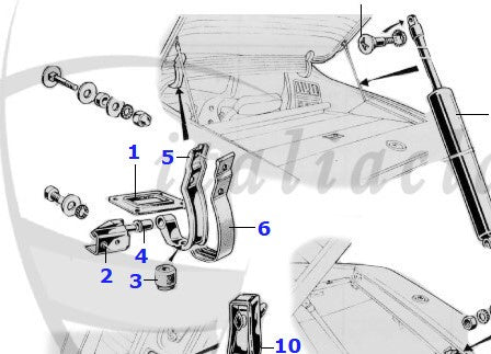 MN166 MONTREAL FRAME COVER FOR BOOT HINGE