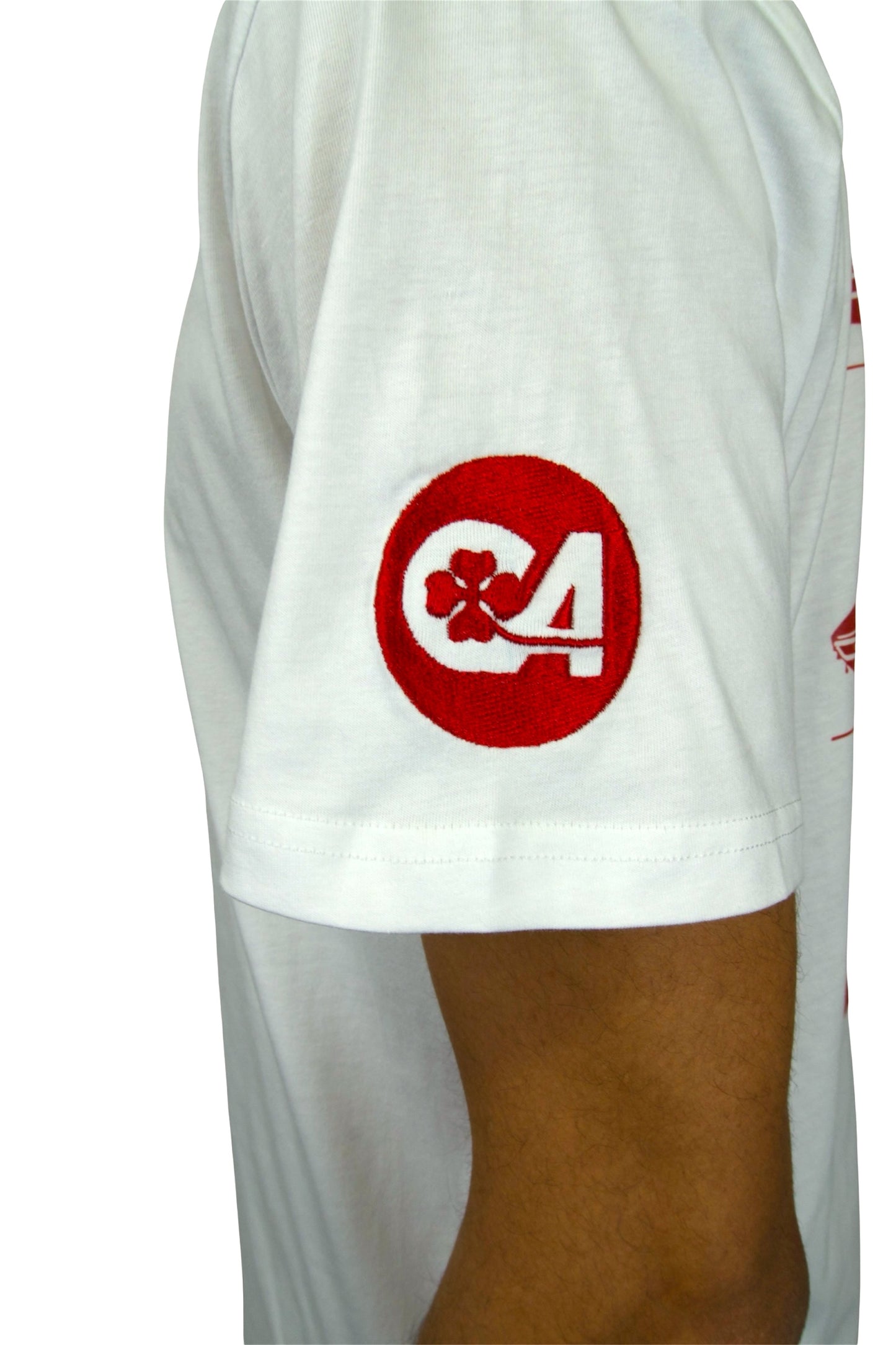 CLASSIC ALFA SPIDER GRAPHIC T-SHIRT - WHITE