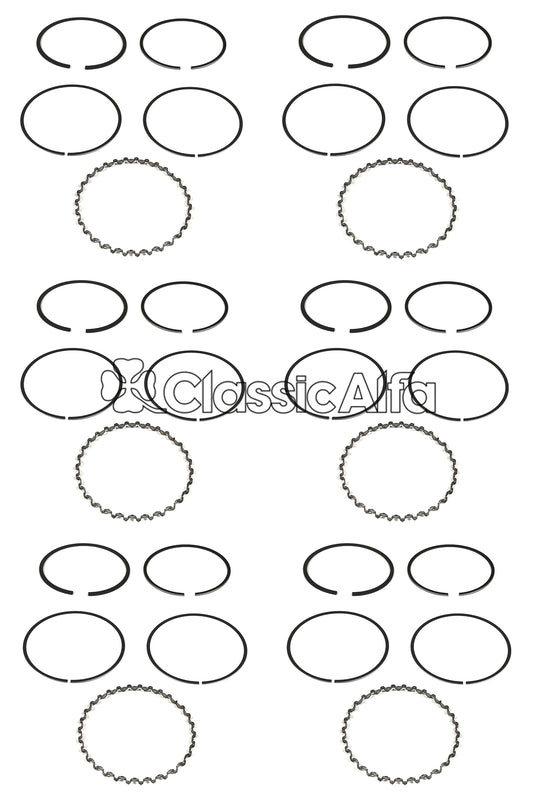 D0520 PISTON RING SET 2.5L GTV6/75 V6