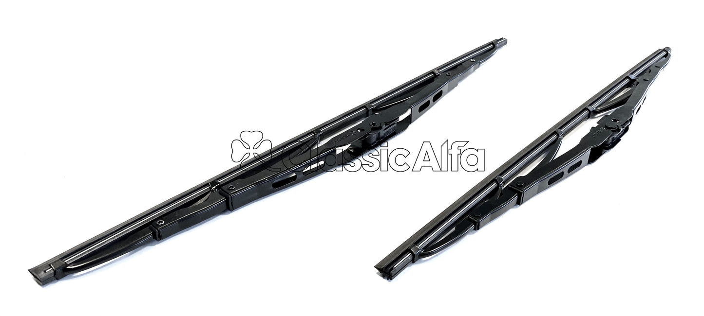 WI011 PAIR OF BLACK 16" WIPER BLADES - LATE SPIDER