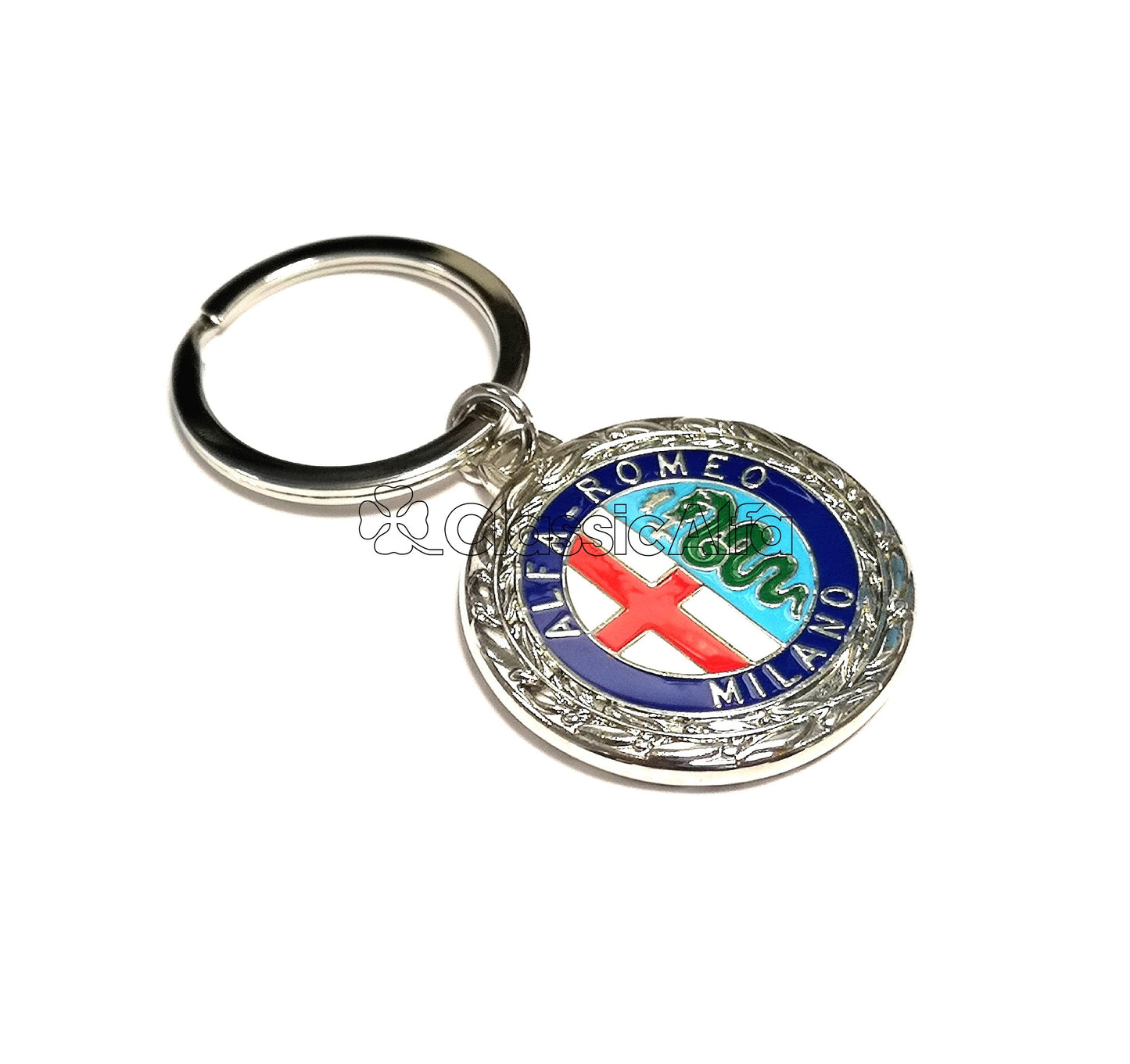 AC054 ALFA ROMEO ENAMEL KEYRING