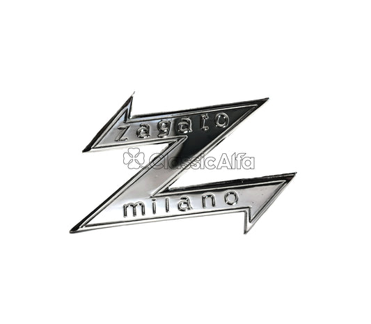 BG078 CHROME ZAGATO 'Z' BADGE