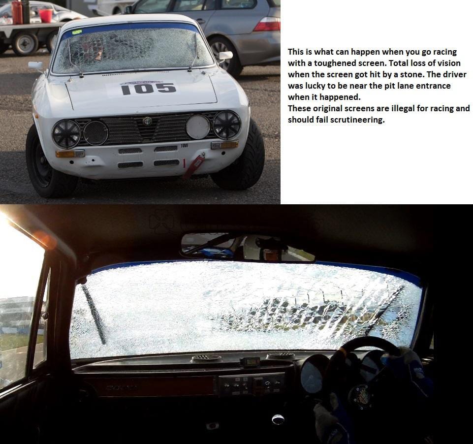 GL021 GIULIA/BERLINA SALOON WINDSCREEN £275.00