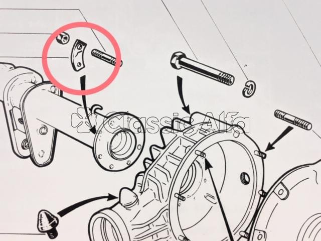 GB074 DIFFERENTIAL TAB WASHER RIGHT SIDE