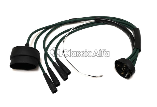 IG003/2 HT LEAD SET - GREEN FOR EARLY CARS