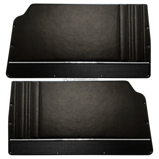 IN038 GTV 1750 MK 2 INNER DOOR TRIM PANELS - BLACK - PAIR