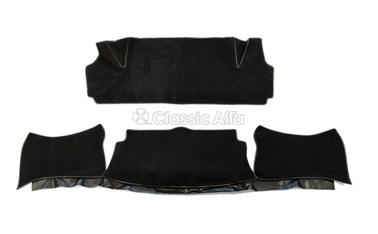 IN151/1 BLACK REAR CARPET SECTION - SPIDERS 1989-93