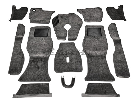 IN245 LATE GT JUNIOR/GTV GREY CARPET 1970-78 - LEFT HAND DRIVE - HANGING PEDALS