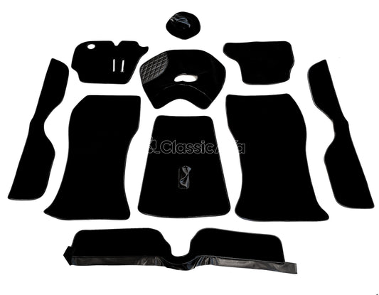 IN247 SPRINT GT/GTV CARPET TO 1968 - LHD- BLACK - STANDING PEDALS