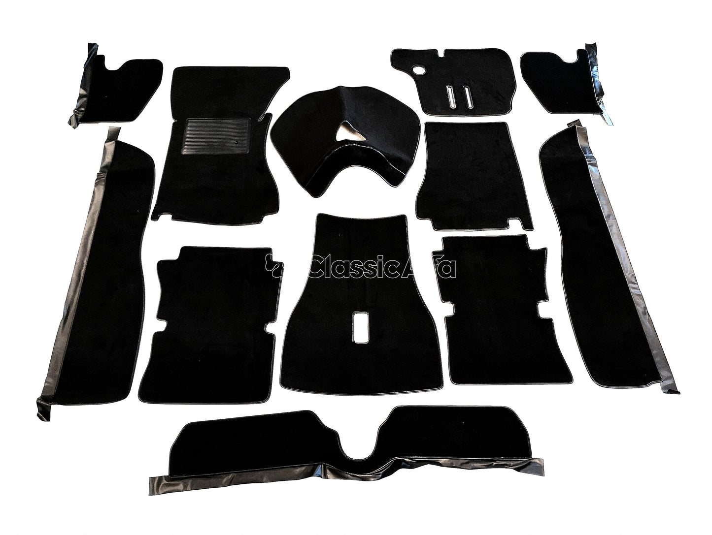 IN284 GT JUNIOR BLACK CARPET 1966-73 - RIGHT HAND DRIVE