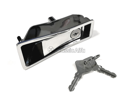 MI025 BOOT RELEASE HANDLE - CHROME - GT/GTV & SPIDER TO 1972