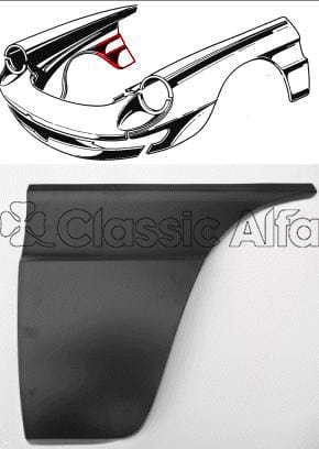 ST072 SPIDER NO.2 FRONT WING REPAIR RIGHT- BEHIND WHEEL