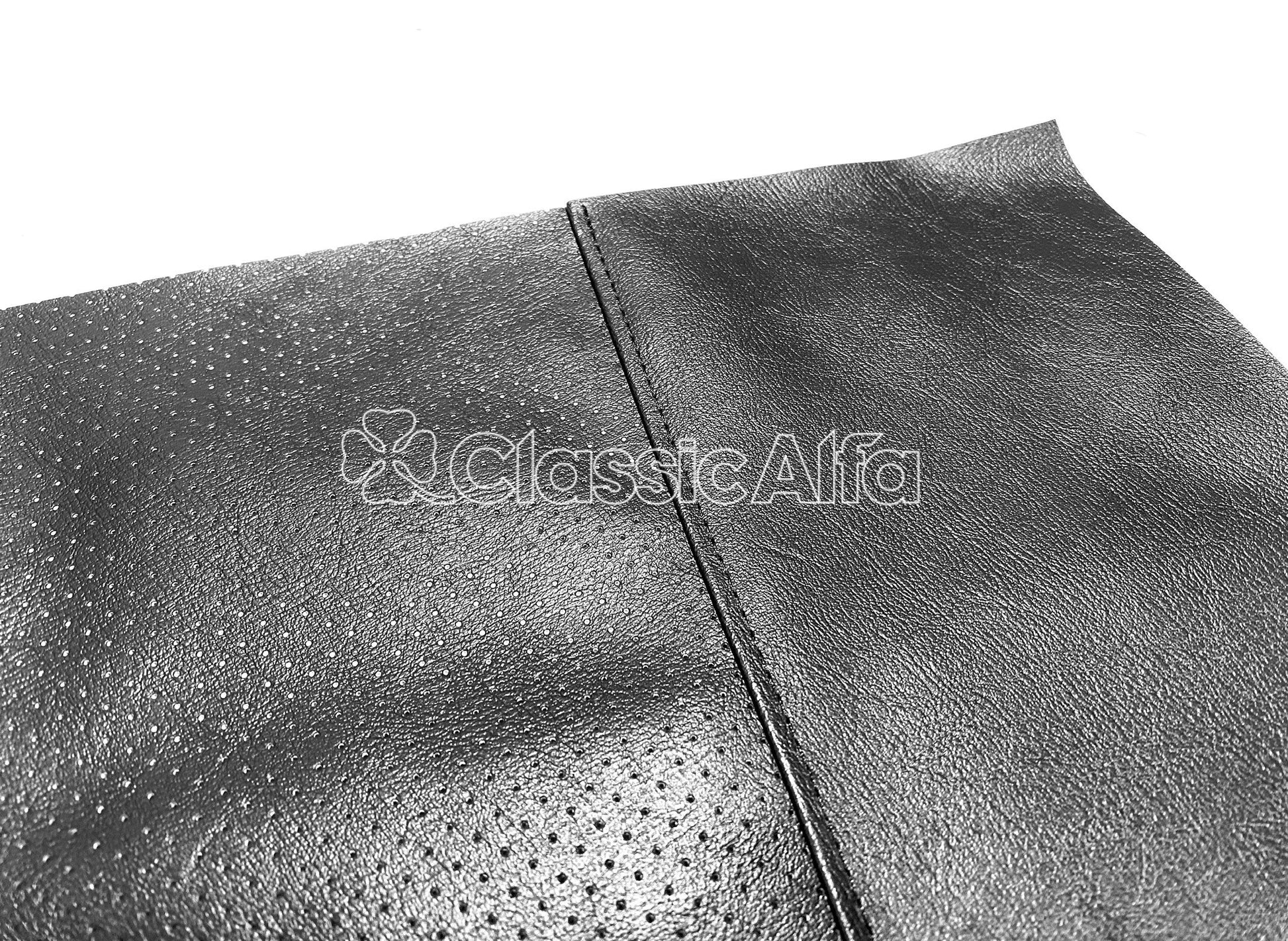 101-404/2 SEAT COVER 101 SERIES SPIDER 1961 on - BLACK/RED PIPING