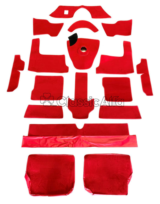 101-406/2 CARPET SET FOR 1959-60 101 SERIES GIULIETTA SPRINT 2nd series