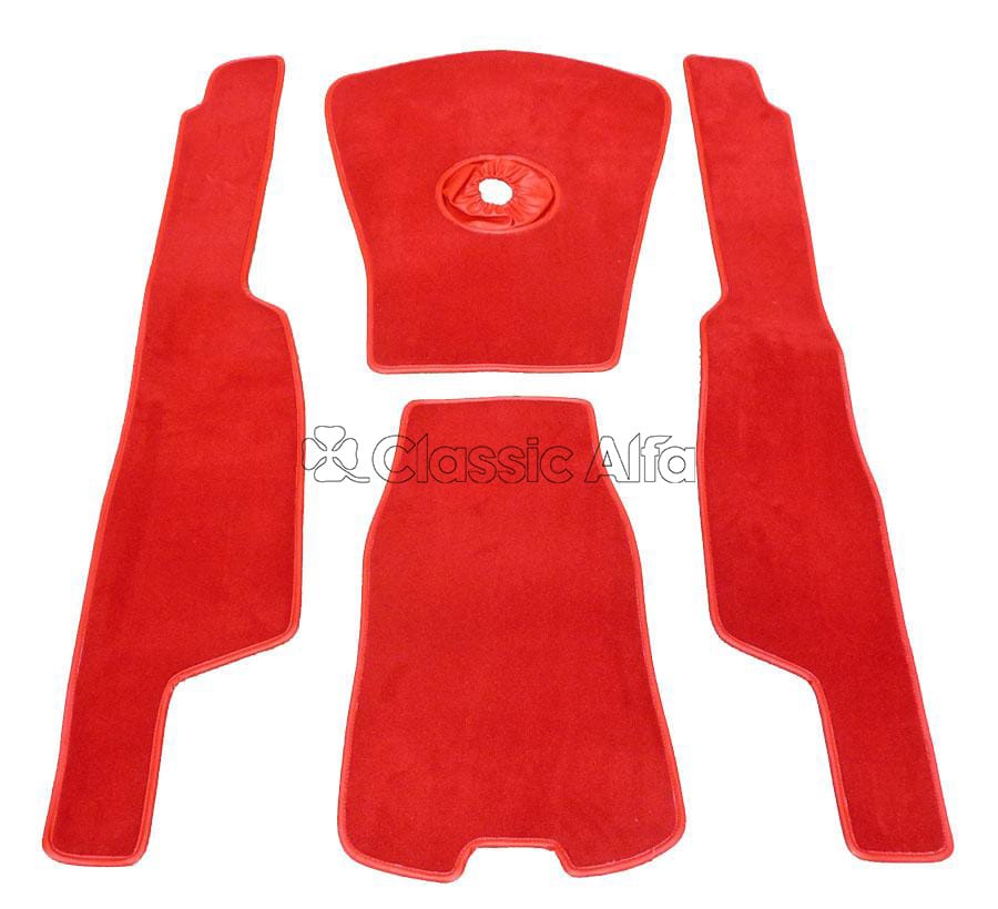 101-410 SPIDER CARPET SET RED 1962-65