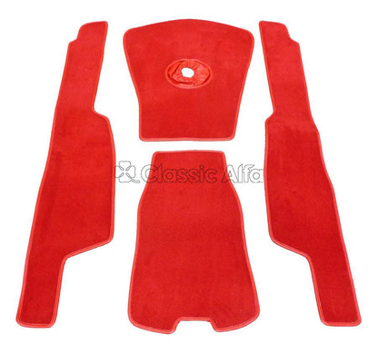 101-410 SPIDER CARPET SET RED 1962-65