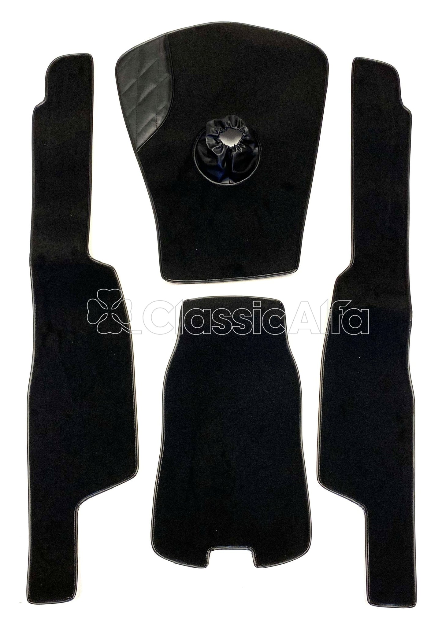 101-407 SPIDER CARPET SET BLACK 1958-65