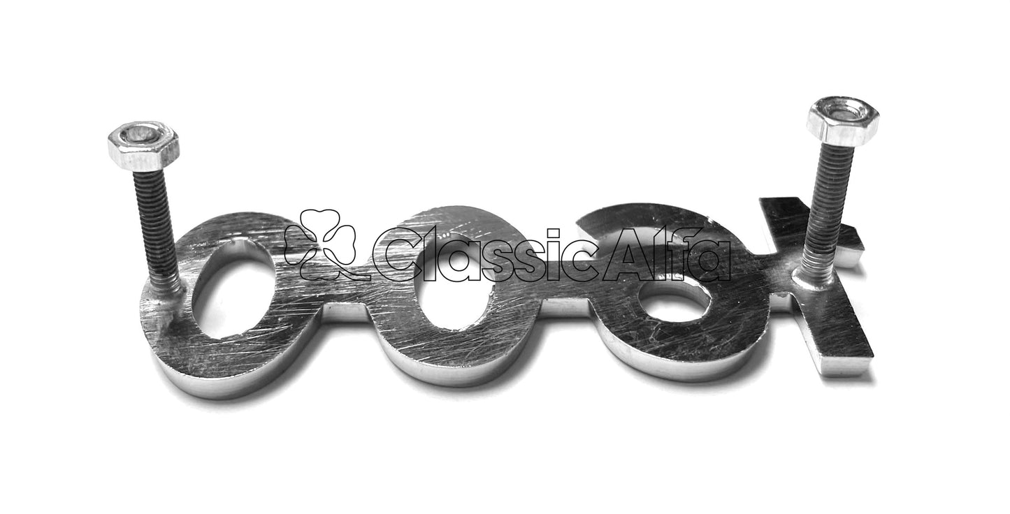 101-603 BADGE 1600 FOR REAR OF 101 SERIES GIULIA SPIDER