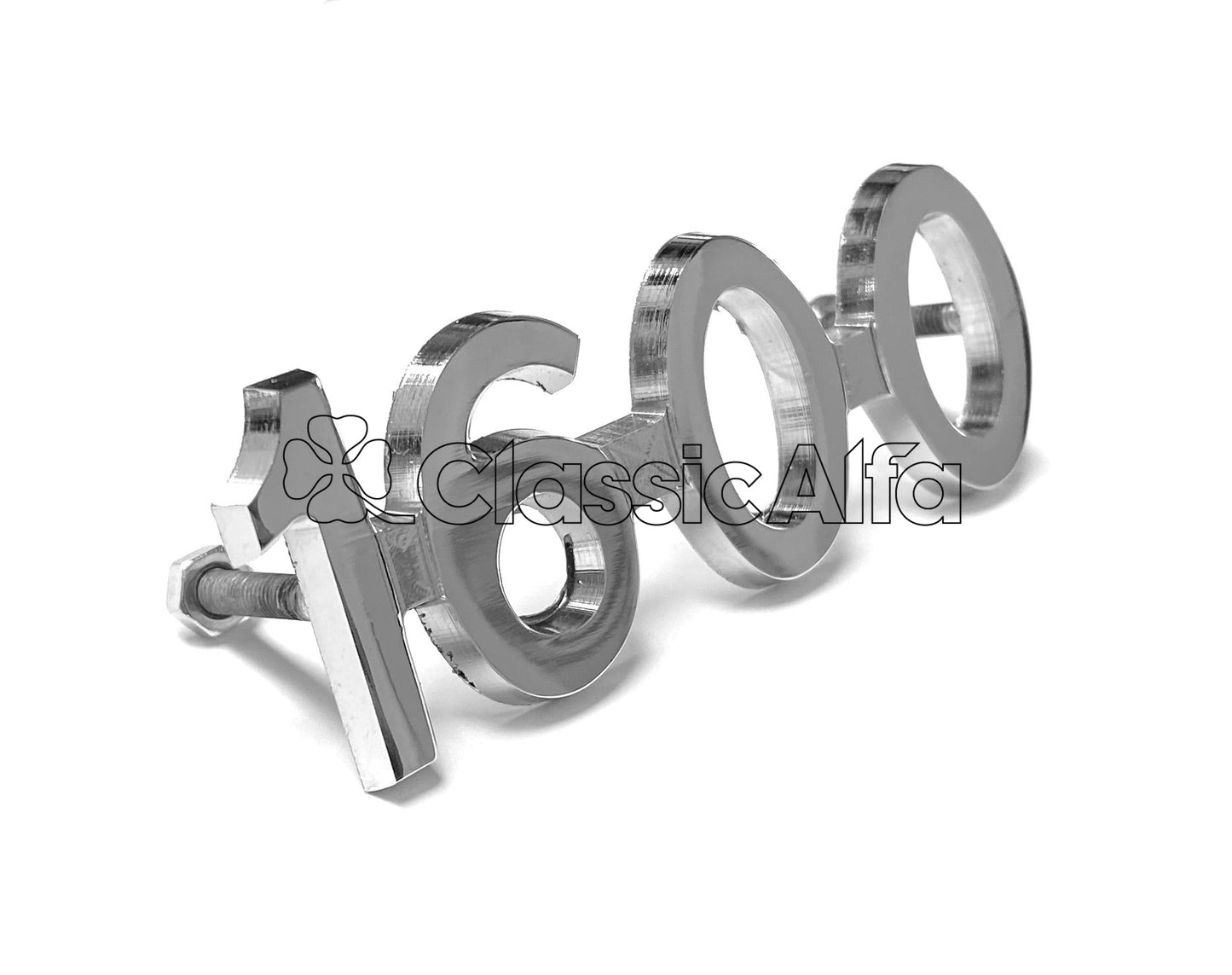 101-603 BADGE 1600 FOR REAR OF 101 SERIES GIULIA SPIDER