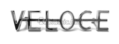 101-604 VELOCE BADGE FOR REAR OF 101 1600 SPIDER VELOCE