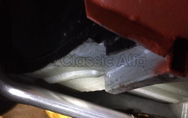 101-805 TRANSVERSE CHASSIS FRAME PIECE - RIGHT 750 / 101 SPIDER, SPRINT & TI