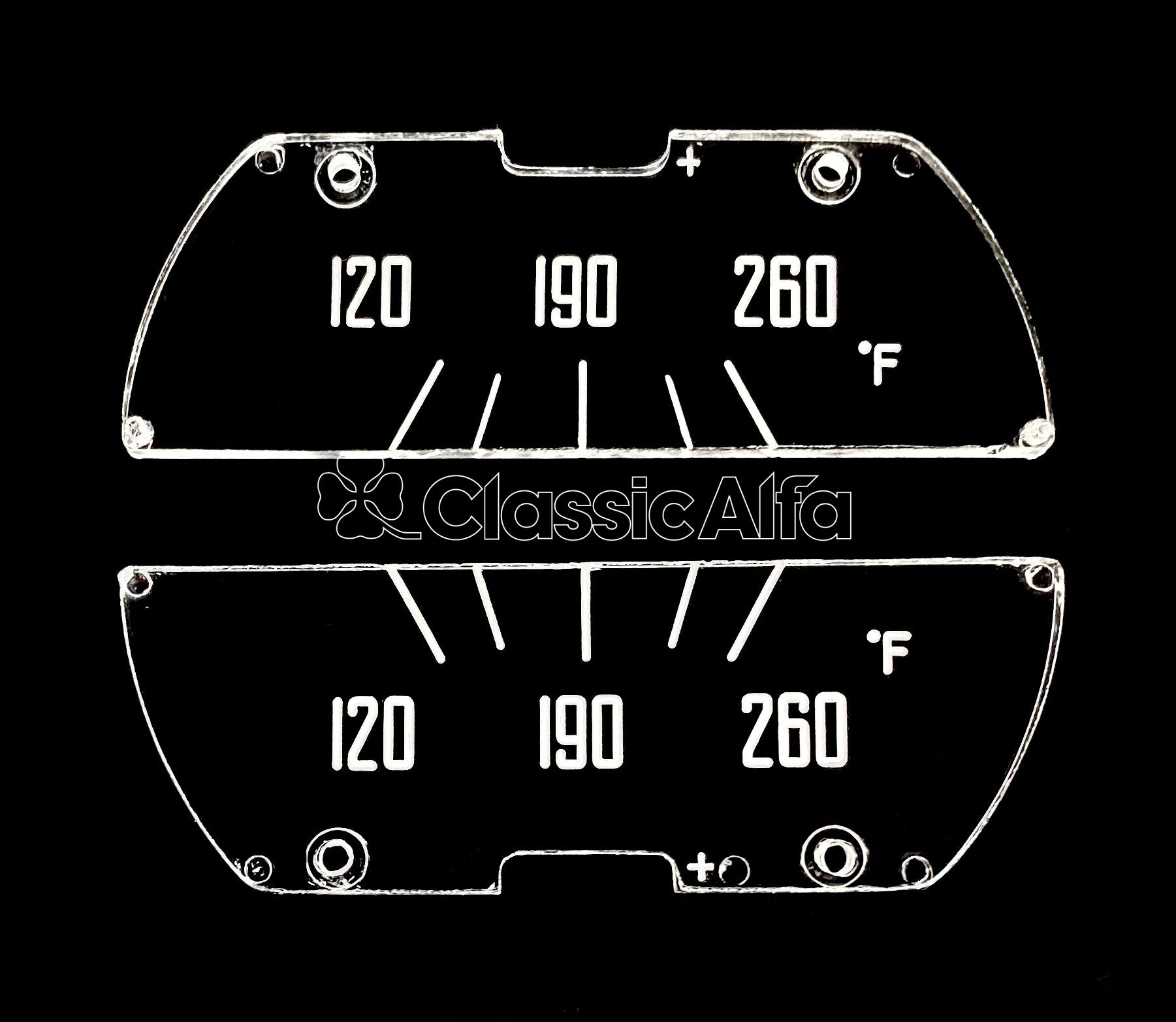 1900/102-117 GAUGE LENS SET 2000 CARS MPH