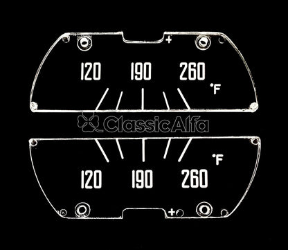 1900/102-117 GAUGE LENS SET 2000 CARS MPH