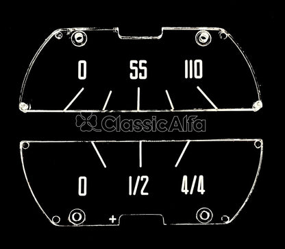 1900/102-117 GAUGE LENS SET 2000 CARS MPH