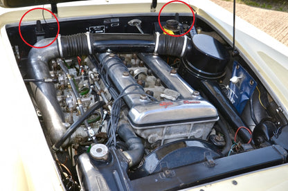 2600-225 SET OF BONNET/HOOD BUFFERS 2600 SPIDER MODELS