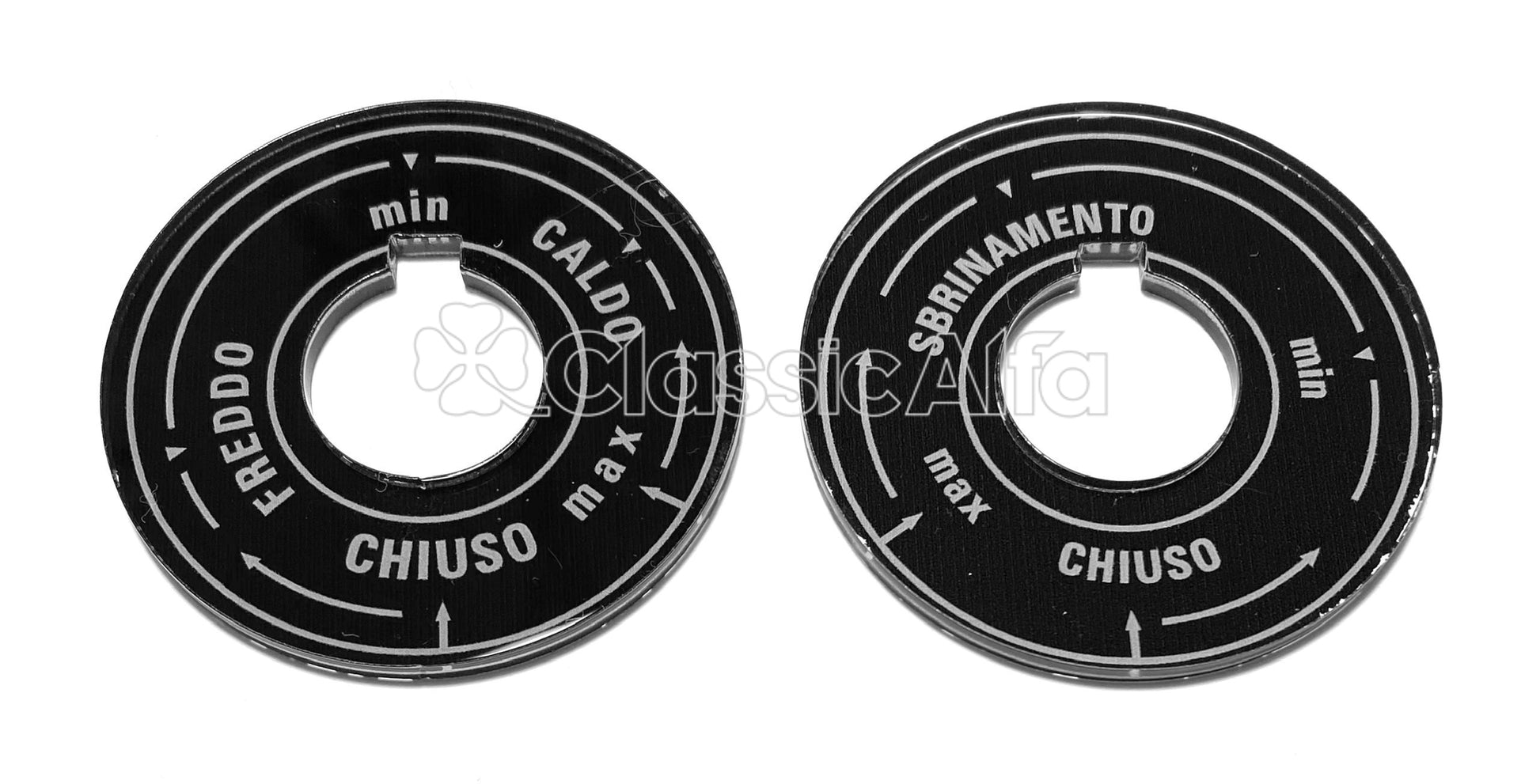 2600-258 HEATING CONTROL DIALS 2600 SPIDER 