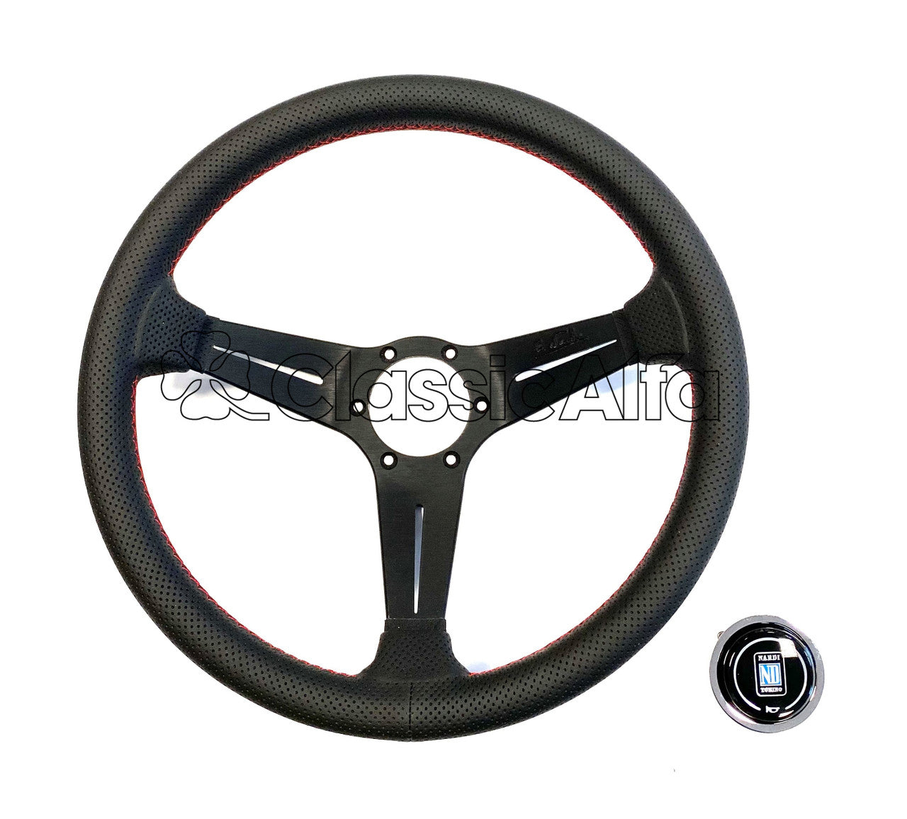 AC152 NARDI "DEEP CORN" LEATHERBOUND STEERING WHEEL