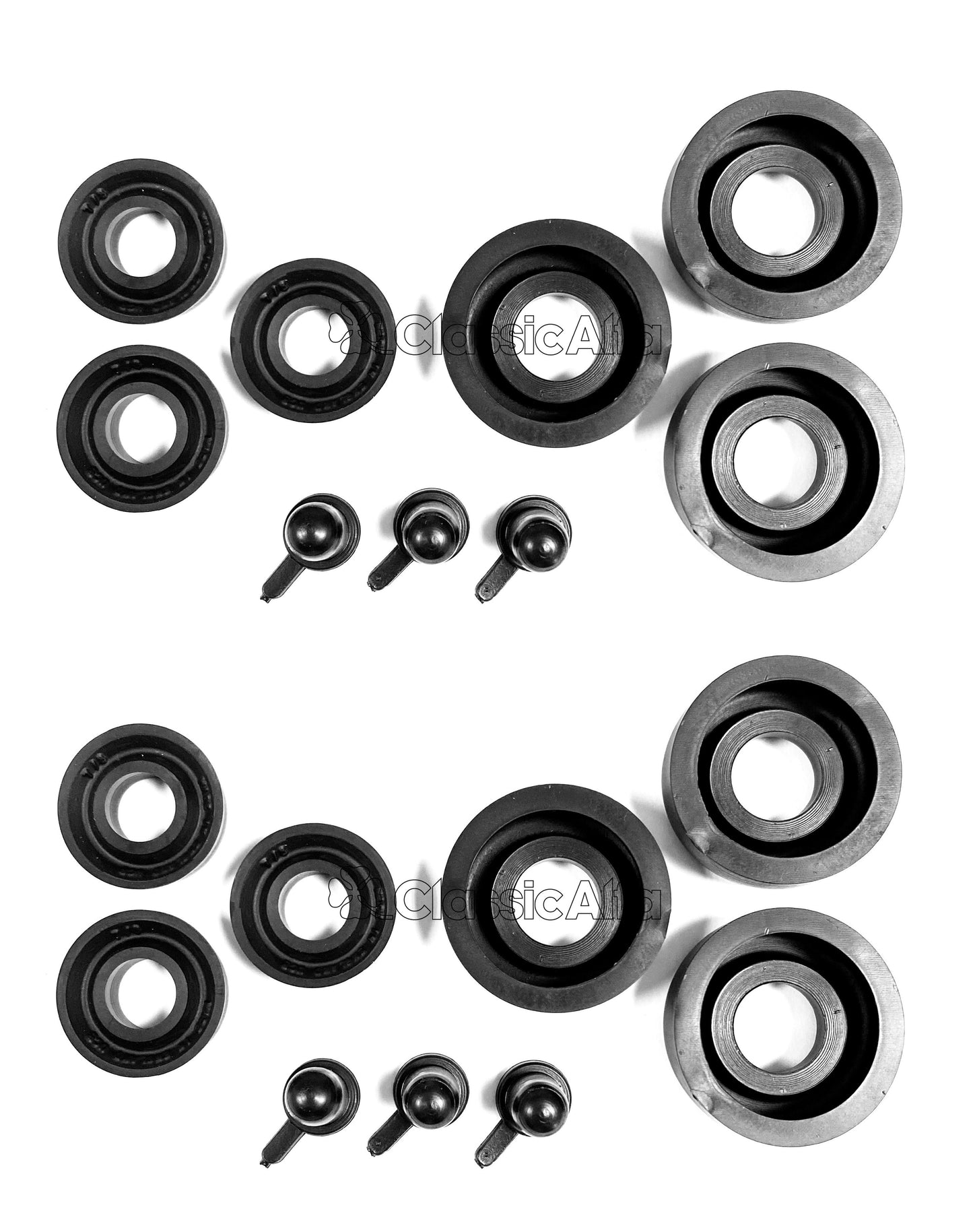 750-042 GIULIETTA FRONT BRAKE CYLINDER SEAL KIT - 3 SHOE BRAKES