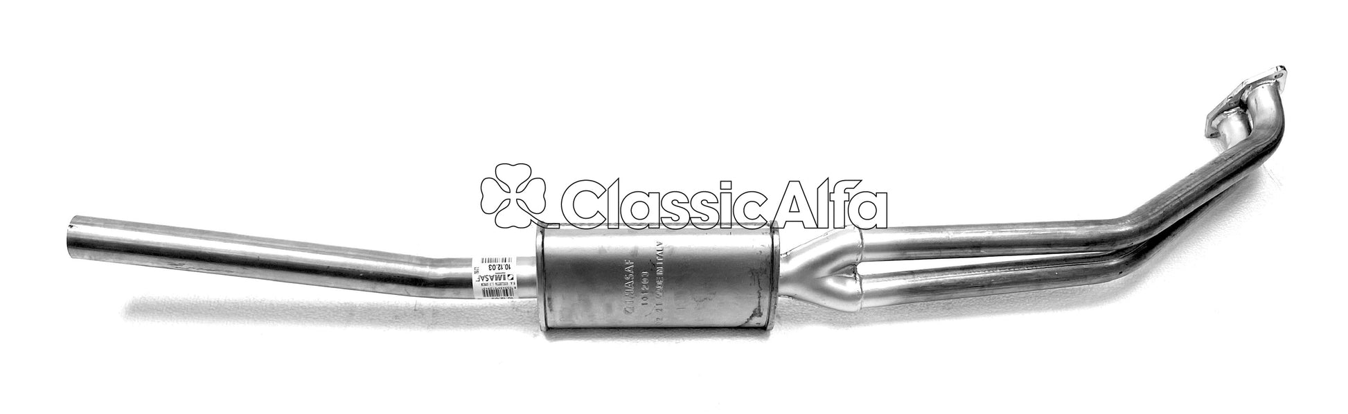 750-072  FRONT EXHAUST SECTION 750 & EARLY 101 SERIES - 4 BOLT MANIFOLD