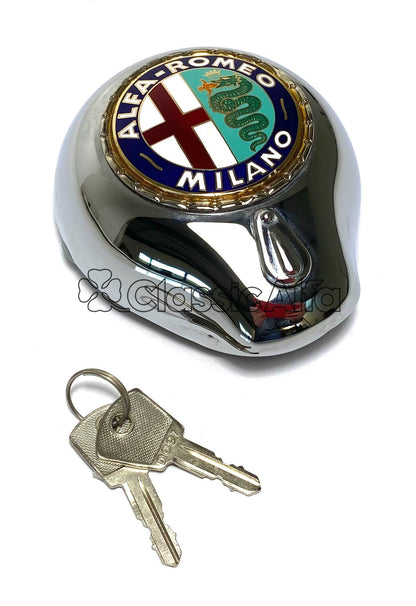 750-103 SPIDER BOOTLID CHROME LOCK ASSEMBLY 750 & 101