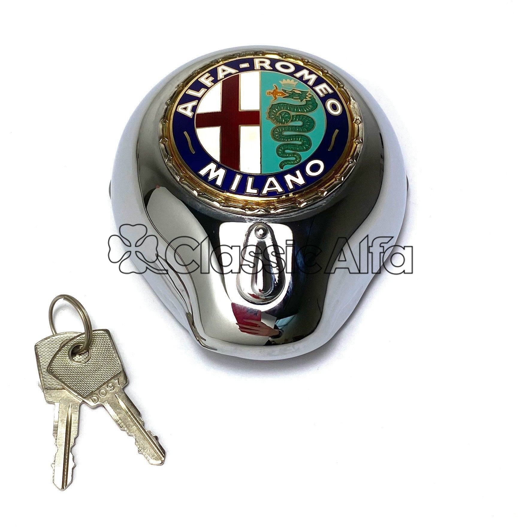 750-103 SPIDER BOOTLID CHROME LOCK ASSEMBLY 750 & 101