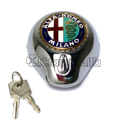 750-103 SPIDER BOOTLID CHROME LOCK ASSEMBLY 750 & 101