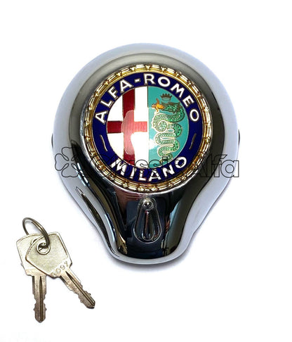 750-103 SPIDER BOOTLID CHROME LOCK ASSEMBLY 750 & 101