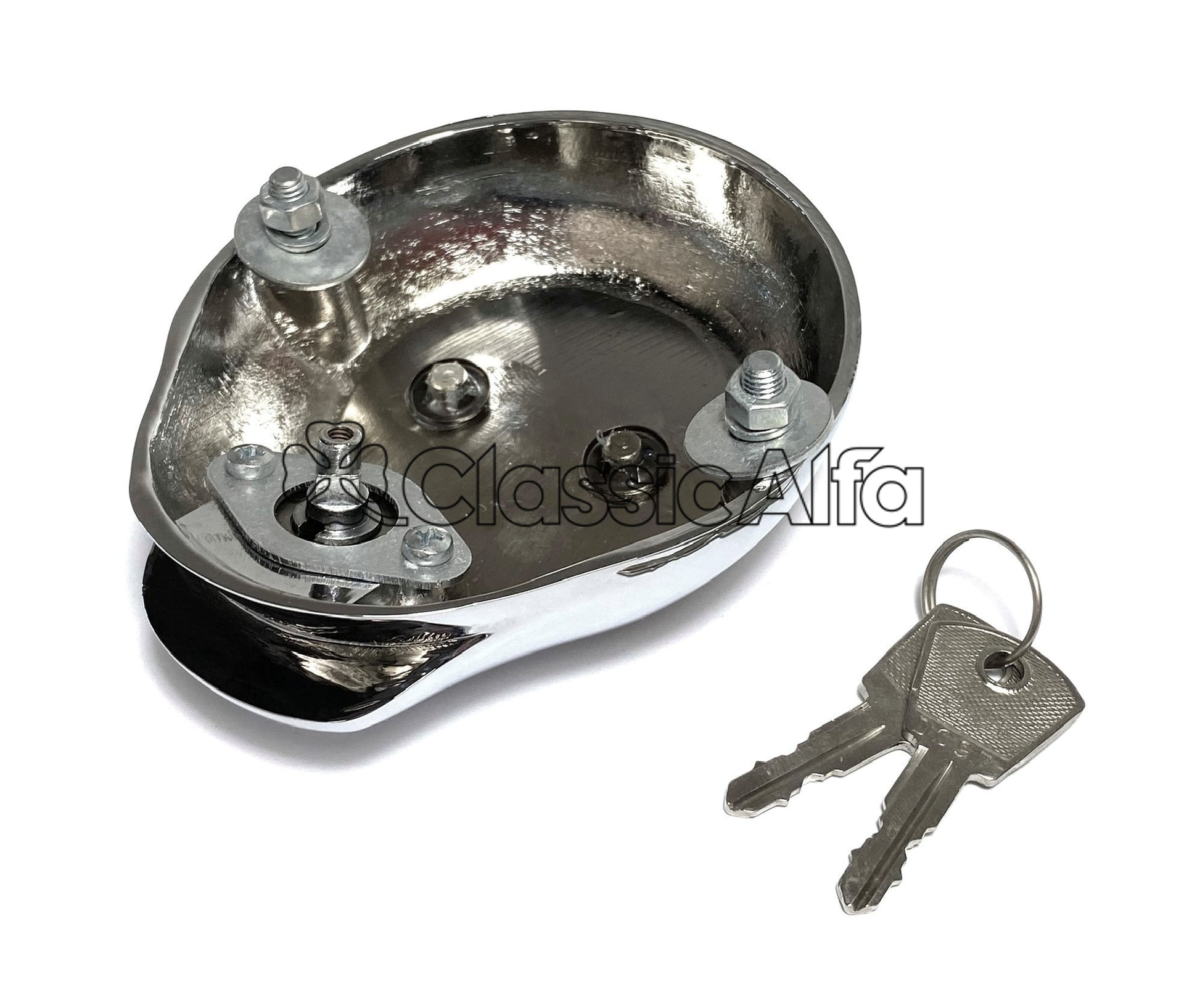 750-103 SPIDER BOOTLID CHROME LOCK ASSEMBLY 750 & 101