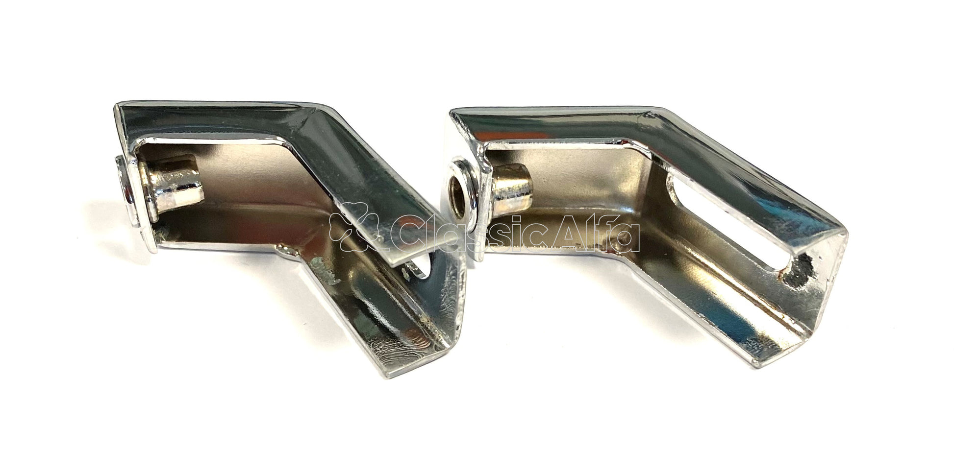 750-129/1 PAIR OF BRACKETS FOR REAR NUMBERPLATE SUPPORT POSTS - ALL 750/101 SPIDERS