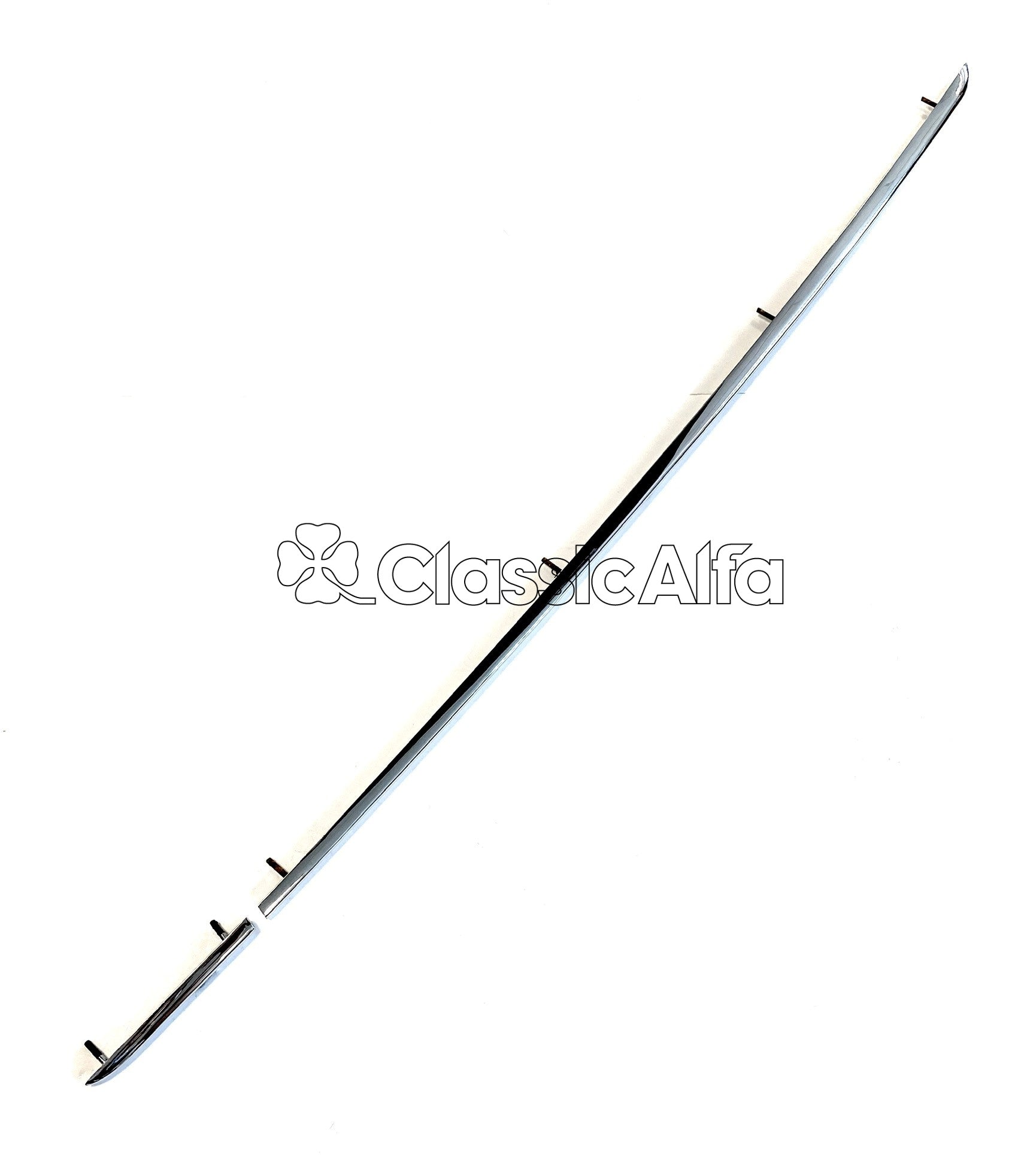 750-133 BONNET/HOOD CHROME TRIM STRIP - ALL 1300 750/101 SPIDERS 1956-62