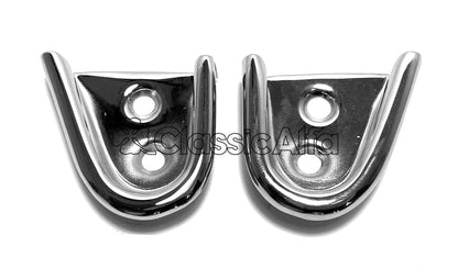 750-136  DOOR BUFFER RECEIVER CHROME PAIR- 750 & 101 SERIES SPIDER