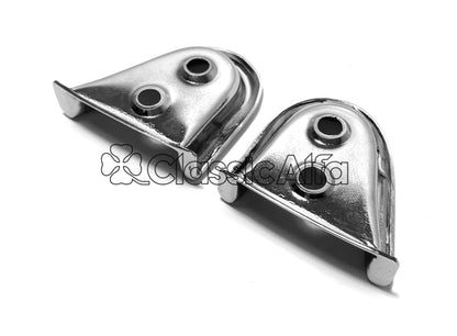 750-136  DOOR BUFFER RECEIVER CHROME PAIR- 750 & 101 SERIES SPIDER