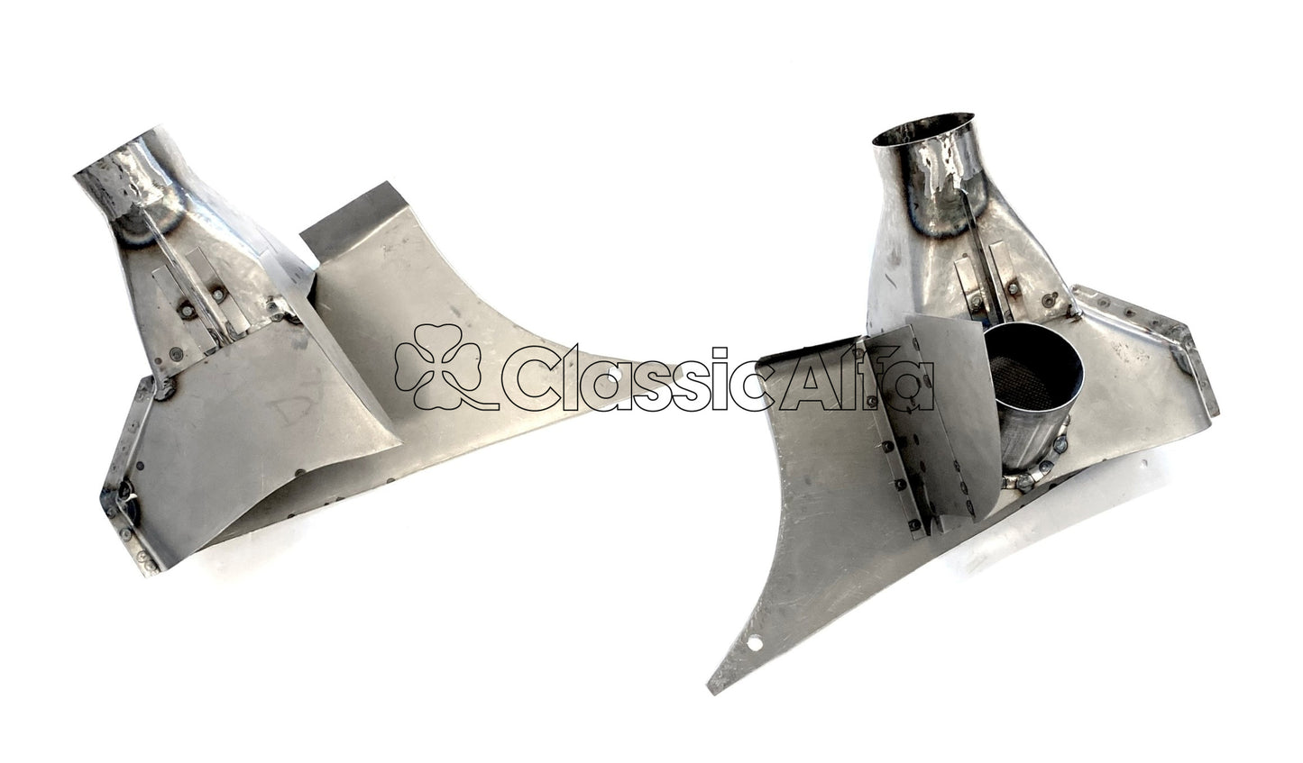750-198/1 GIULIETTA SPIDER VELOCE 750 & 101 PAIR OF FRONT AIR DUCTS
