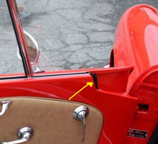 750-212 SMALL TOP SEAL FRONT OF DOOR  750/101 SPIDER, PAIR