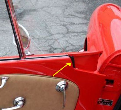 750-212 SMALL TOP SEAL FRONT OF DOOR  750/101 SPIDER, PAIR